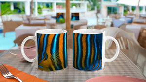 FISHES 09_ROYAL ANGELFISH_11oz (32 cl) Ceramic Mug - PBDesigns