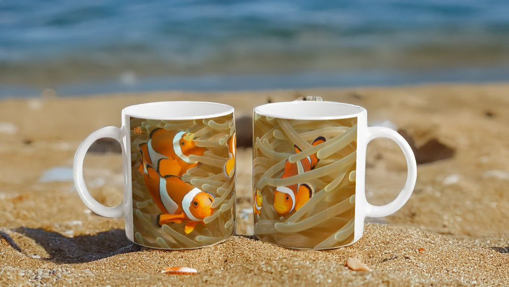 FISHES 05_CLOWN FISH_11oz (32 cl) Ceramic Mug - PBDesigns