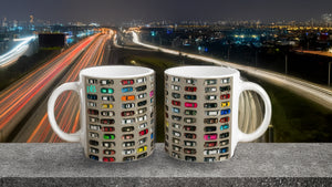 CARS 01 SAND_11oz (32 cl) Ceramic Mug - PBDesigns