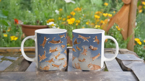 IT'S RAINING! 06 GINGER CATS_11oz (32 cl) Ceramic Mug - PBDesigns