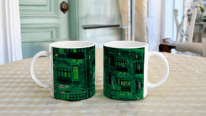 MALTA BALCONIES 03 IRISH GREEN_11oz (32 cl) Ceramic Mug - PBDesigns