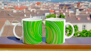 BIG SWIRL 09 LIME_11oz (32 cl) Ceramic Mug - PBDesigns