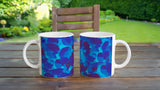 CAPUCINES 09 BLUE-BLOOD_11oz (32 cl) Taza de cerámica