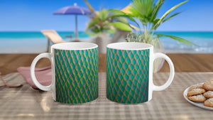 EMPEROR ANGELFISH_LAGOON_11oz (32 cl) Ceramic Mug - PBDesigns