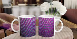 EMPEROR ANGELFISH_CORAL_11oz (32 cl) Ceramic Mug - PBDesigns
