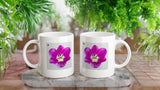 FLOWERS 20_TULIP SINGLE PURPLE_11oz (32 cl) Taza de cerámica