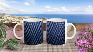EMPEROR ANGELFISH_NAVY_11oz (32 cl) Ceramic Mug - PBDesigns