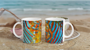 FISHES 13_DISCUS FISH_11oz (32 cl) Ceramic Mug - PBDesigns