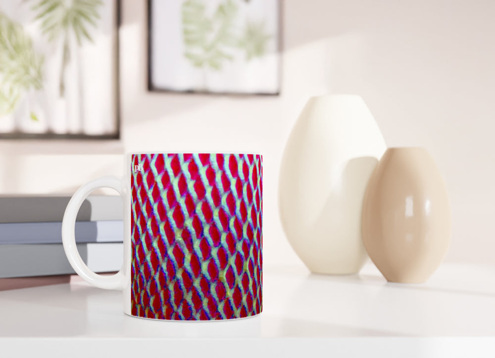 EMPEROR ANGELFISH_ANEMONE_11oz (32 cl) Ceramic Mug - PBDesigns