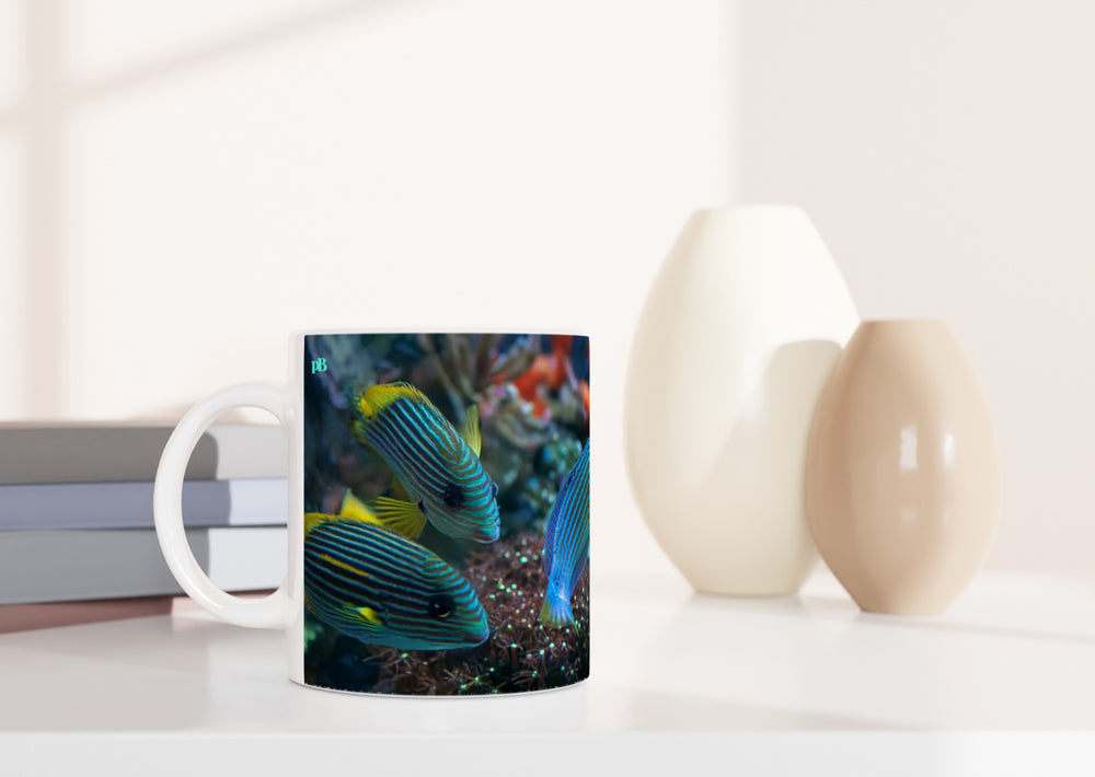FISHES 06_11oz (32 cl) Ceramic Mug - PBDesigns