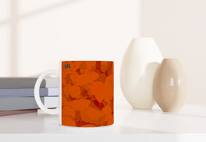 CAPUCINES 07 ORANGE_11oz (32 cl) Ceramic Mug - PBDesigns