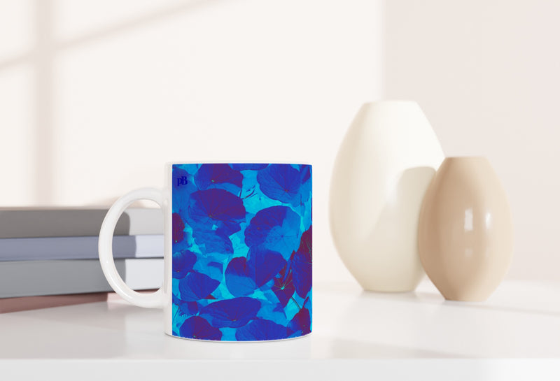 CAPUCINES 09 BLUE-BLOOD_11oz (32 cl) Taza de cerámica