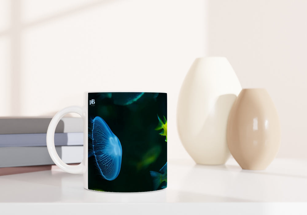 FISHES 02_11oz (32 cl) Ceramic Mug - PBDesigns