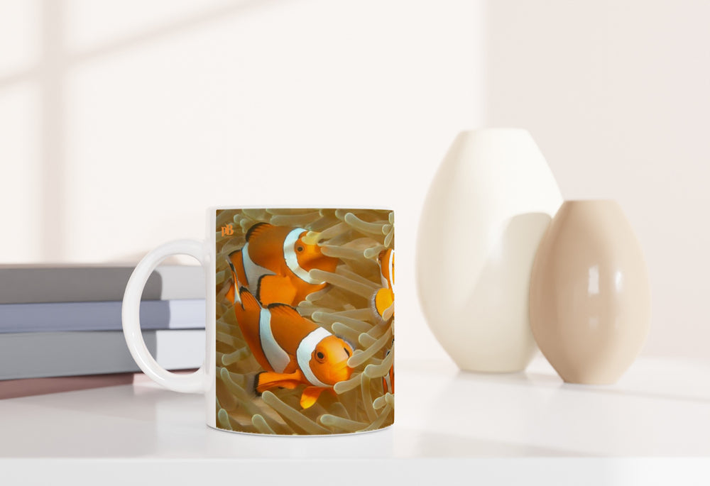 FISHES 05_CLOWN FISH_11oz (32 cl) Ceramic Mug - PBDesigns