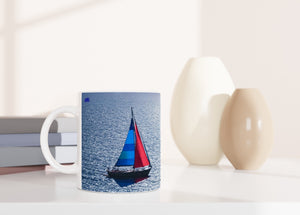 MARINE 06_SAILBOATS_11oz (32 cl) Ceramic Mug - PBDesigns