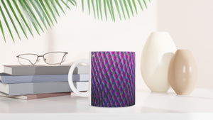 EMPEROR ANGELFISH_CORAL_11oz (32 cl) Ceramic Mug - PBDesigns
