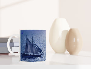 MARINE 04_SAILBOATS_11oz (32 cl) Ceramic Mug - PBDesigns