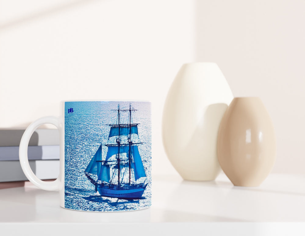MARINE 01_TALL SHIPS_11oz (32 cl) Ceramic Mug - PBDesigns