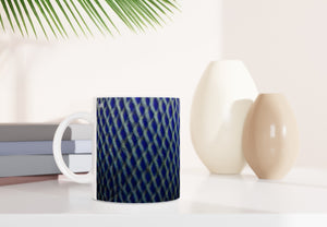 EMPEROR ANGELFISH_NAVY_11oz (32 cl) Ceramic Mug - PBDesigns