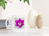 FLOWERS 20_TULIP SINGLE PURPLE_11oz (32 cl) Taza de cerámica