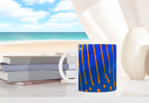 FISHES 14_SAILFIN TANG_11oz (32 cl) Ceramic Mug - PBDesigns