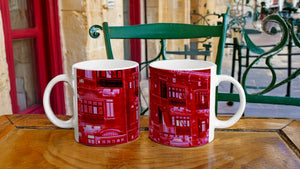 MALTA BALCONIES 06 RED_11oz (32 cl) Ceramic Mug - PBDesigns
