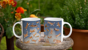 IT'S RAINING! 06 GINGER CATS_11oz (32 cl) Ceramic Mug - PBDesigns