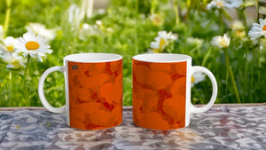 CAPUCINES 07 ORANGE_11oz (32 cl) Ceramic Mug - PBDesigns
