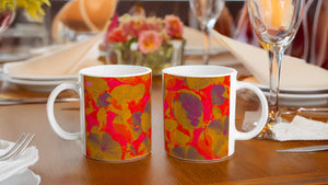 CAPUCINES 20 CHINOIS_White 11oz (32 cl) Ceramic Mug - PBDesigns