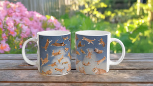 IT'S RAINING! 06 GINGER CATS_11oz (32 cl) Ceramic Mug - PBDesigns